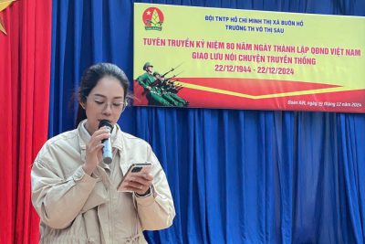 Tuyên truyền kỷ niệm 80 năm Ngày thành lập Quân đội nhân dân Việt Nam (22/12/1944 – 22/12/2024)